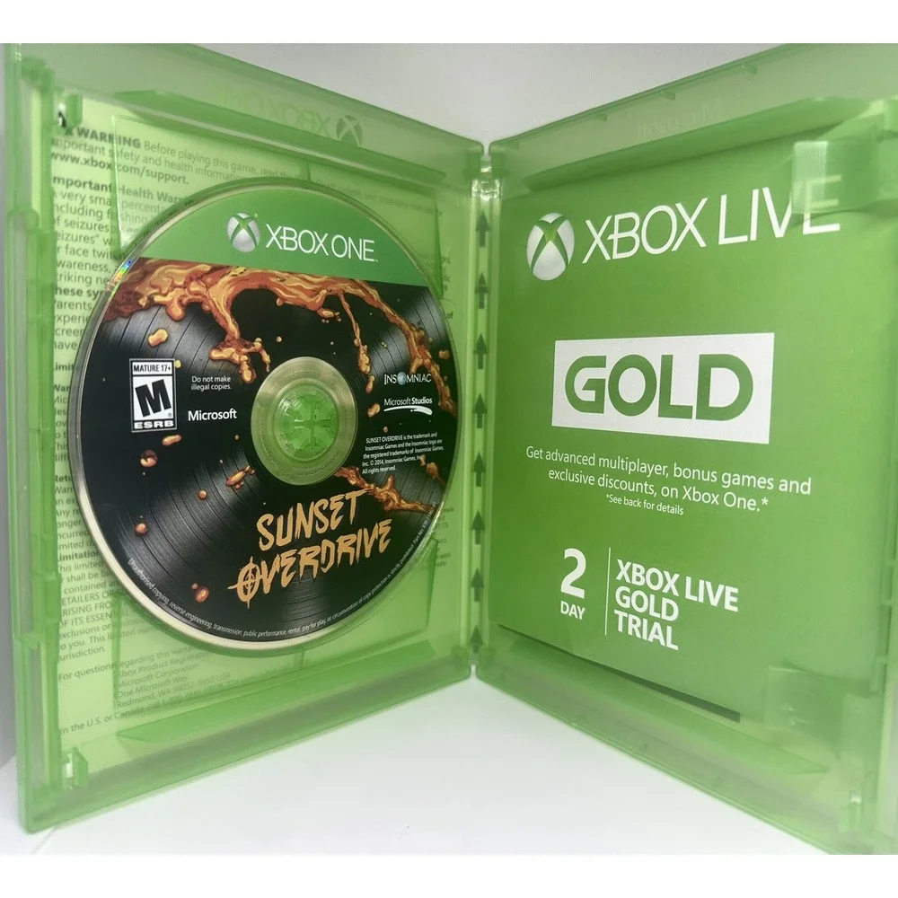 Sunset Overdrive Microsoft Xbox One, 2014, Excellent Disc, Works